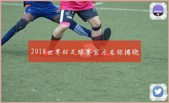 2018世界杯足球赛官方名称揭晓