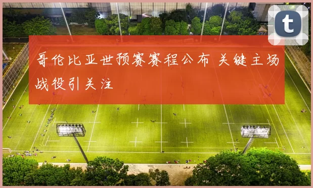 哥伦比亚世预赛赛程公布 关键主场战役引关注
